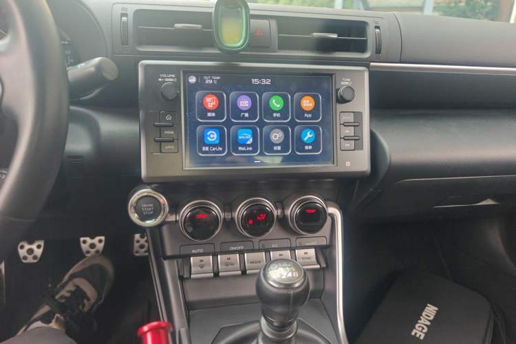 Used Subaru BRZ 2022 2.4L Manual Version Audio And AC Panel