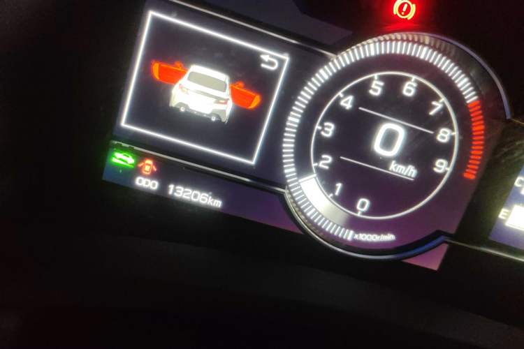 Used Subaru BRZ 2022 2.4L Manual Version Odometer Close Up