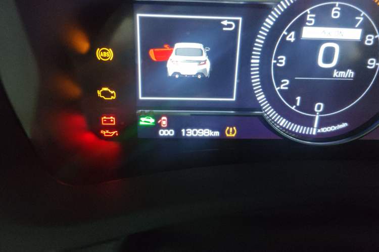 Used Subaru BRZ 2022 2.4L Manual Version Odometer Close Up