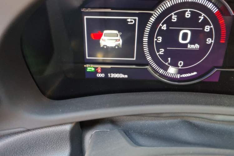 Used Subaru BRZ 2022 2.4L Manual Version Odometer Close Up