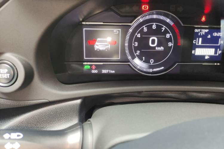 Used Subaru BRZ 2022 2.4L Manual Version Odometer Close Up