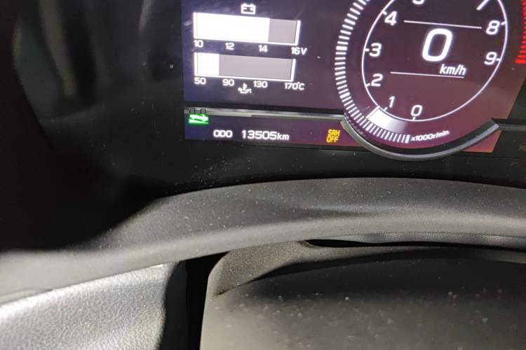 Used Subaru BRZ 2022 2.4L Manual Version Odometer Close Up