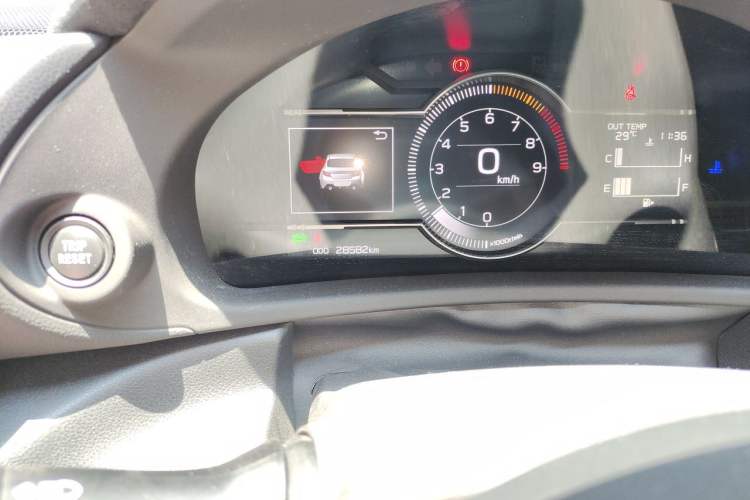 Used Subaru BRZ 2022 2.4L Manual Version Odometer Close Up