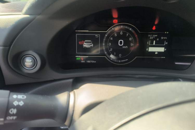 Used Subaru BRZ 2022 2.4L Manual Version Odometer Close Up