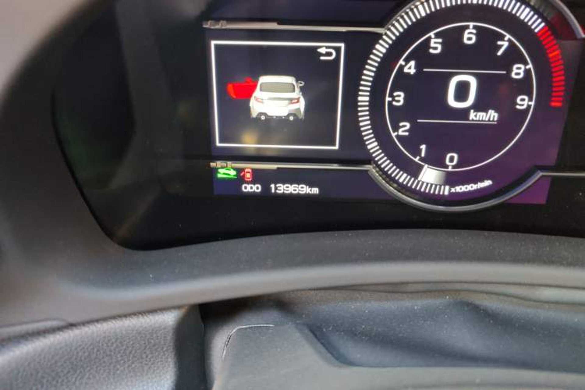 Used Subaru BRZ 2022 2.4L Manual Version Odometer Close Up