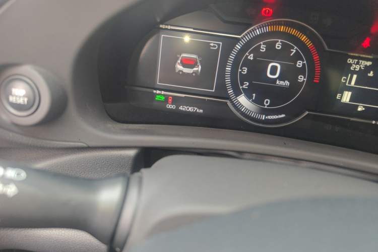 Used Subaru BRZ 2022 2.4L Manual Version Odometer Close Up