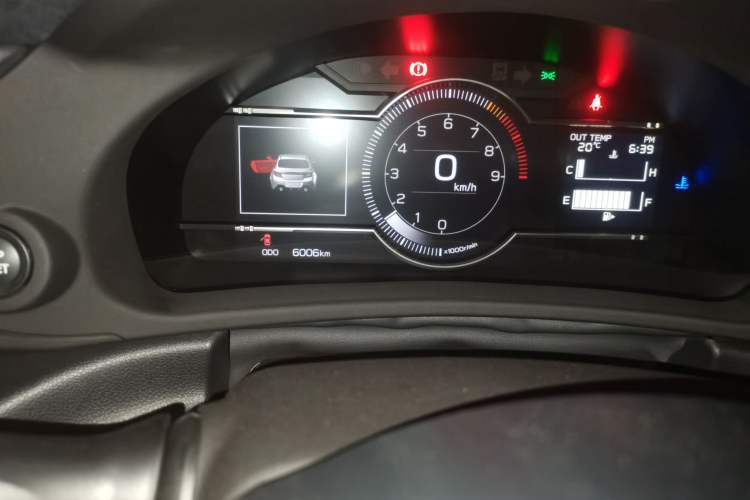 Used Subaru BRZ 2022 2.4L Manual Version Odometer Close Up