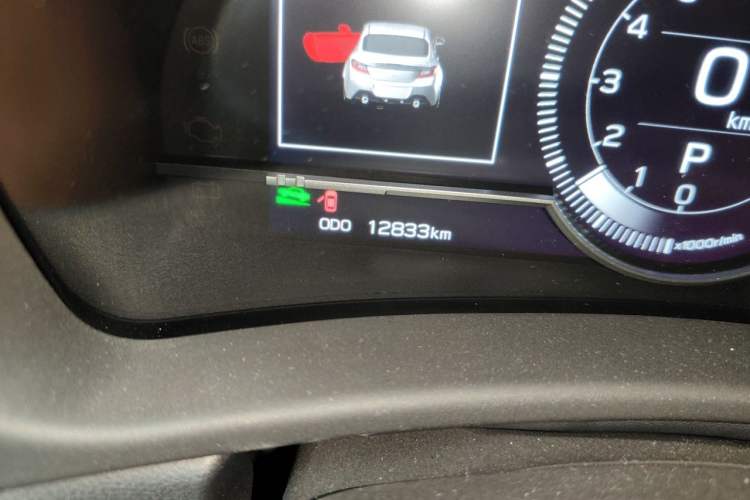 Used Subaru BRZ 2022 2.4L Automatic Version with EyeSight Odometer Close Up