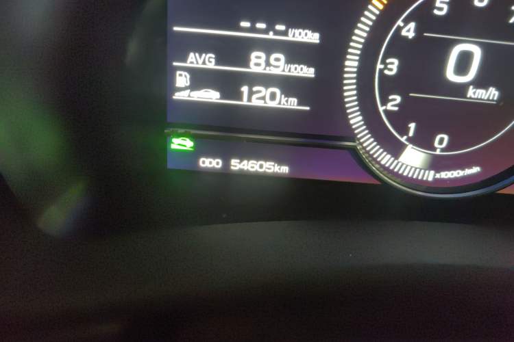 Used Subaru BRZ 2022 2.4L Manual Version Odometer Close Up