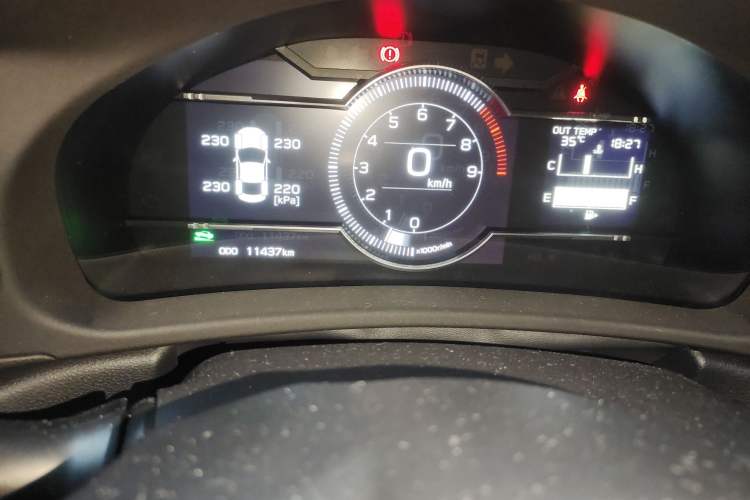 Used Subaru BRZ 2022 2.4L Manual Version Odometer Close Up