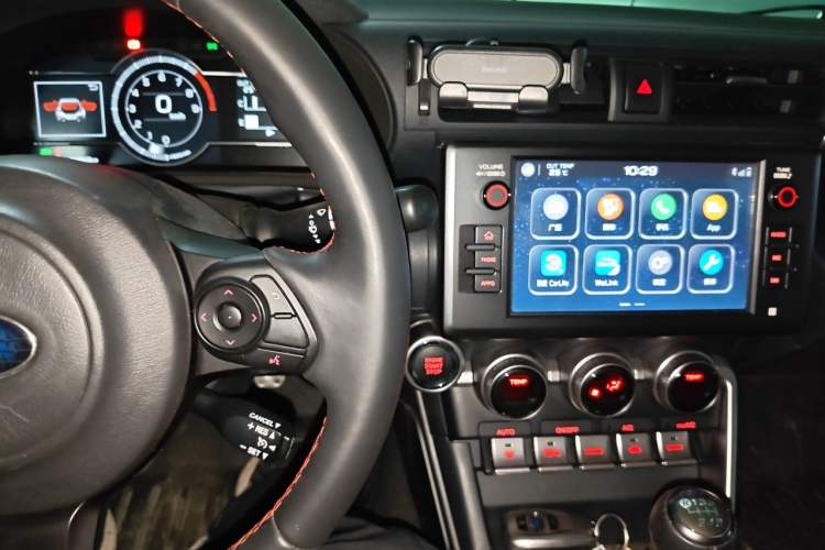 Used Subaru BRZ 2022 2.4L Manual Version Audio And AC Panel