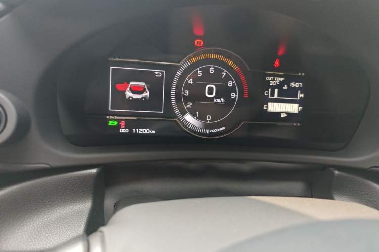Used Subaru BRZ 2022 2.4L Manual Version Odometer Close Up