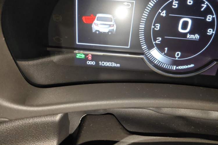 Used Subaru BRZ 2022 2.4L Manual Version Odometer Close Up