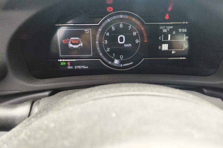 Used Subaru BRZ 2022 2.4L Manual Version Odometer Close Up