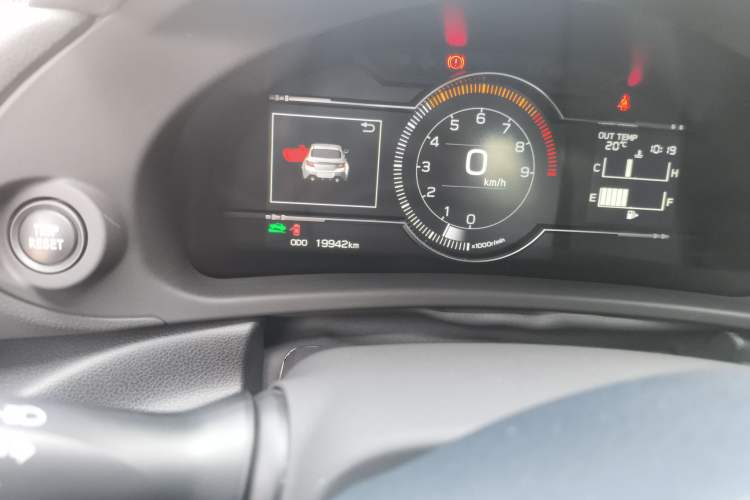 Used Subaru BRZ 2022 2.4L Manual Version Odometer Close Up