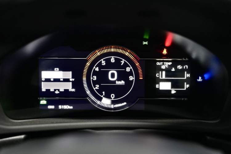 Used Subaru BRZ 2022 2.4L Manual Version Odometer Close Up