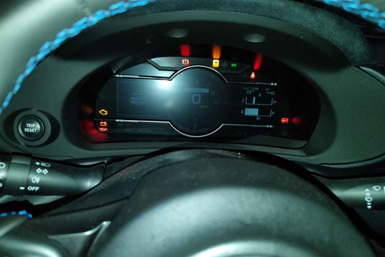 Used Subaru BRZ 2023 2.4L Manual 10th Anniversary Edition Odometer Close Up