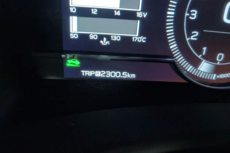 Used Subaru BRZ  Odometer Close Up