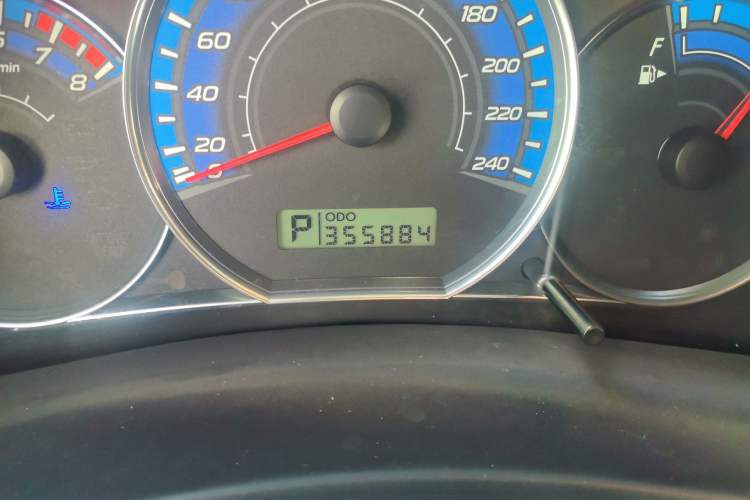 Used Subaru Forester 2008 2.0 XS Automatic Luxury Edition Odometer Close Up