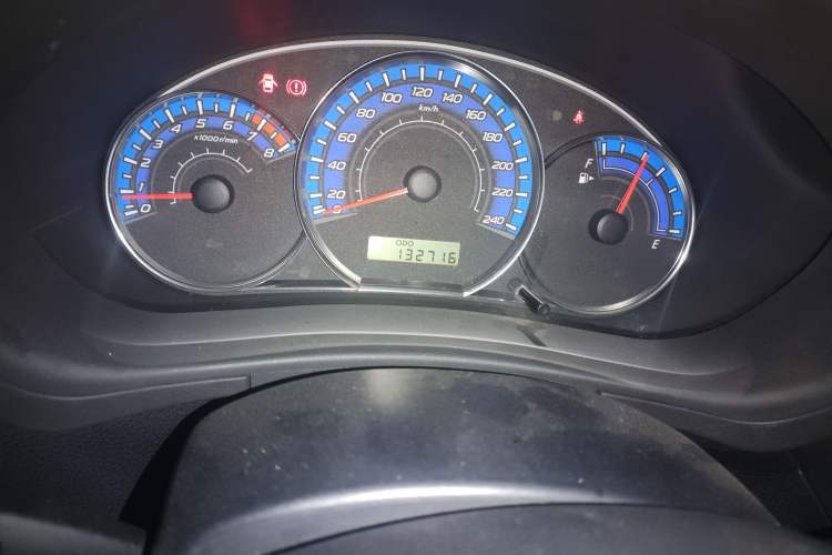 Used Subaru Forester 2008 2.0 XS Manual Luxury Edition Odometer Close Up