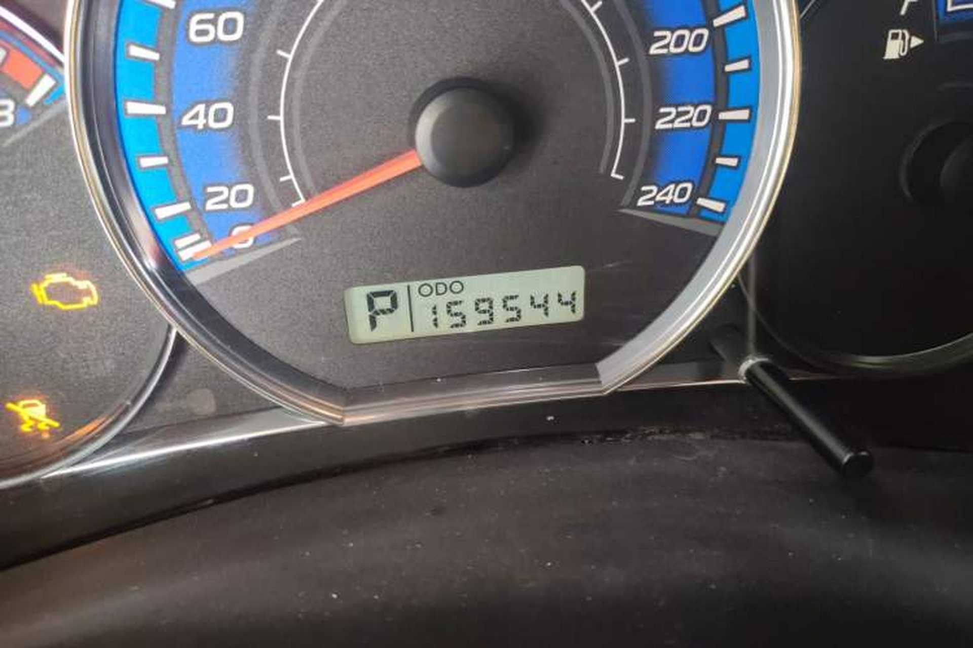 Used Subaru Forester 2008 2.0 XS Automatic Luxury Edition Odometer Close Up