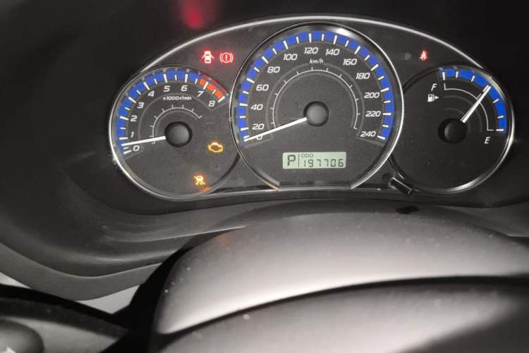 Used Subaru Forester 2008 2.0 XS Luxury Navigation Edition Odometer Close Up
