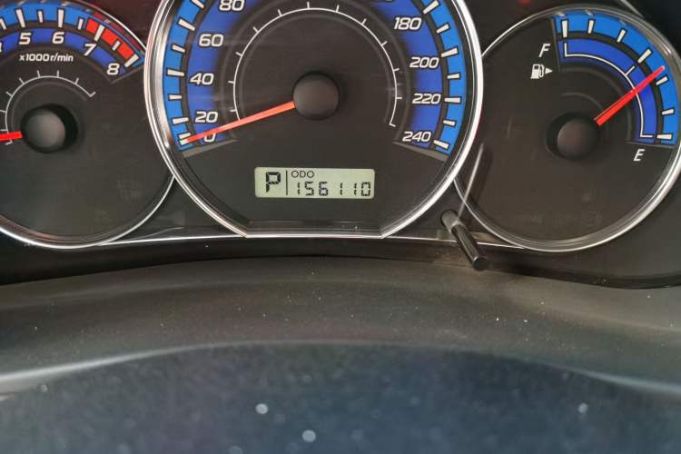 Used Subaru Forester 2008 2.0 XS Luxury Navigation Edition Odometer Close Up