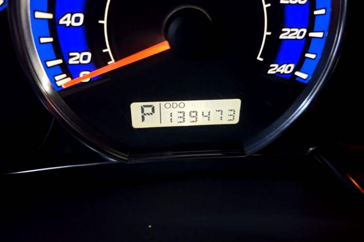 Used Subaru Forester 2008 2.0 XS Luxury Navigation Edition Odometer Close Up