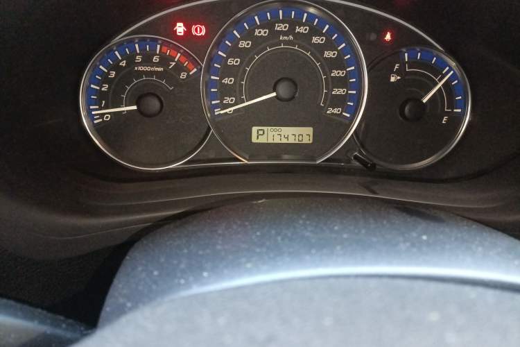 Used Subaru Forester 2009 2.5XS Automatic Luxury Edition Odometer Close Up