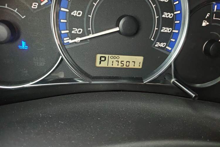 Used Subaru Forester 2010 2.0 XS Automatic Luxury Edition Odometer Close Up