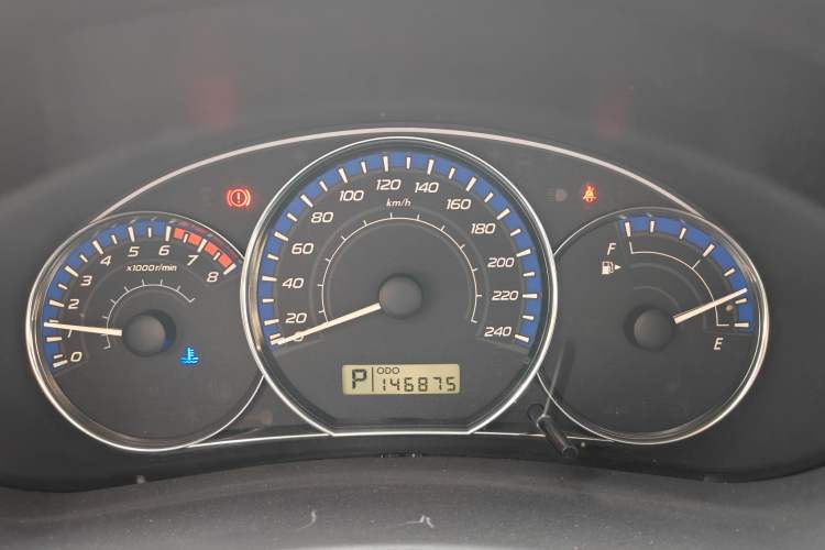 Used Subaru Forester 2010 2.5XS Automatic Luxury Edition Odometer Close Up