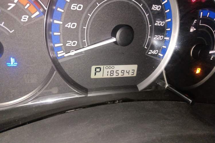 Used Subaru Forester 2010 2.0 XS Automatic Luxury Edition Odometer Close Up