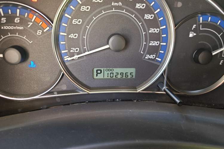 Used Subaru Forester 2010 2.0 XS Sport Special Edition Odometer Close Up