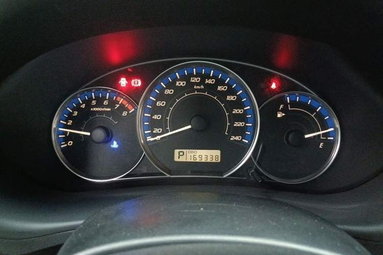 Used Subaru Forester 2010 2.0 XS Automatic Luxury Edition Odometer Close Up
