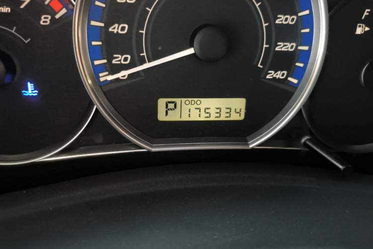 Used Subaru Forester 2010 2.0 XS Automatic Luxury Edition Odometer Close Up