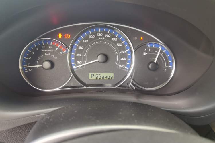 Used Subaru Forester 2010 2.5XS 100 000-Yuan Tonghui Commemorative Edition Odometer Close Up