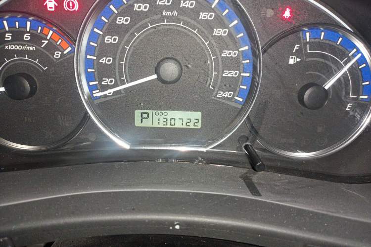 Used Subaru Forester 2010 2.0 XS Sport Special Edition Odometer Close Up