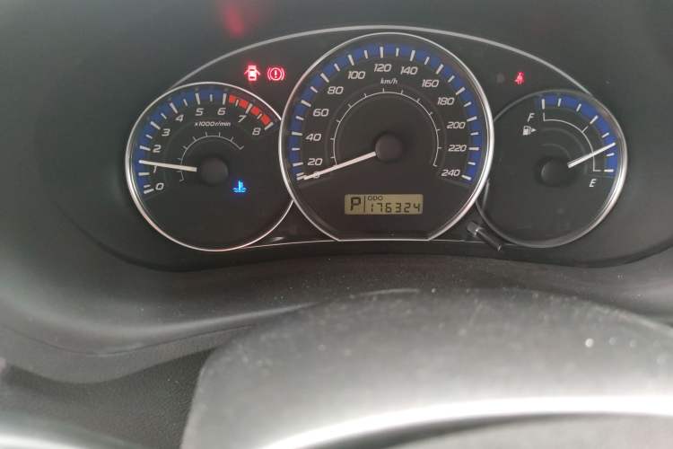 Used Subaru Forester 2010 2.5XS Automatic Luxury Edition Odometer Close Up