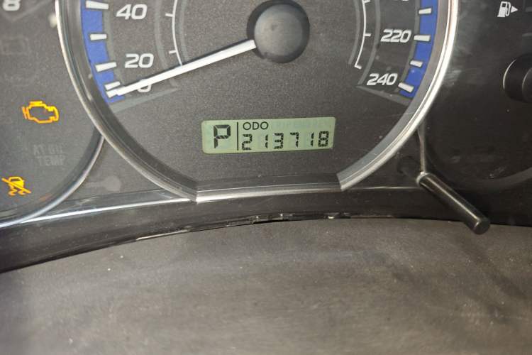 Used Subaru Forester 2010 2.5XS Automatic Luxury Edition Odometer Close Up
