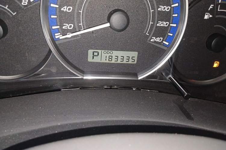 Used Subaru Forester 2010 2.0 XS Sport Special Edition Odometer Close Up