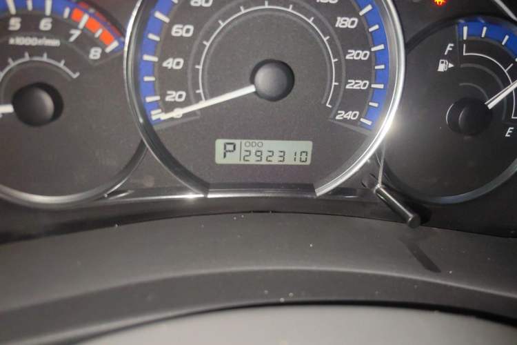 Used Subaru Forester 2010 2.0 XS Automatic Luxury Edition Odometer Close Up