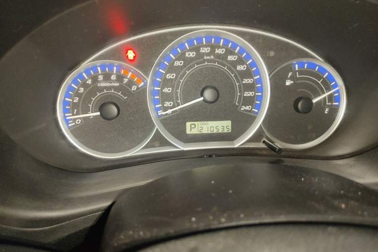 Used Subaru Forester 2011 2.5XS Automatic Luxury Edition Odometer Close Up