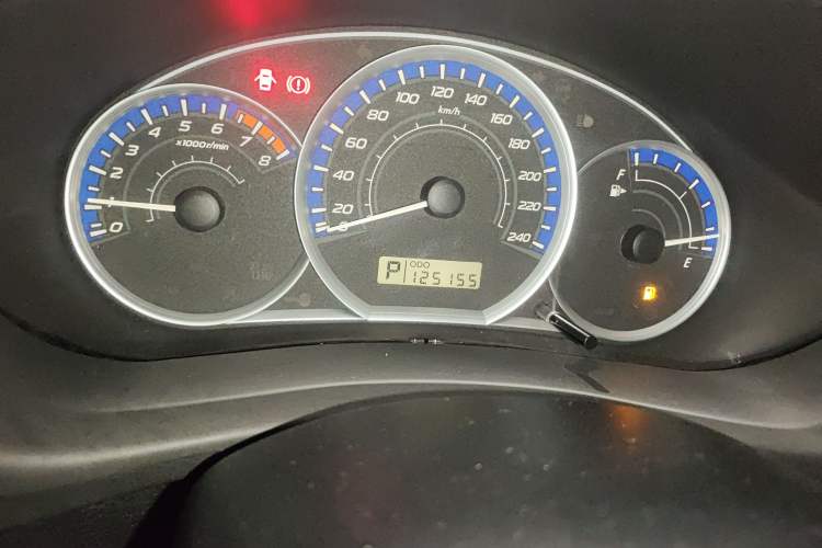 Used Subaru Forester 2011 2.5XS Automatic Luxury Edition Odometer Close Up