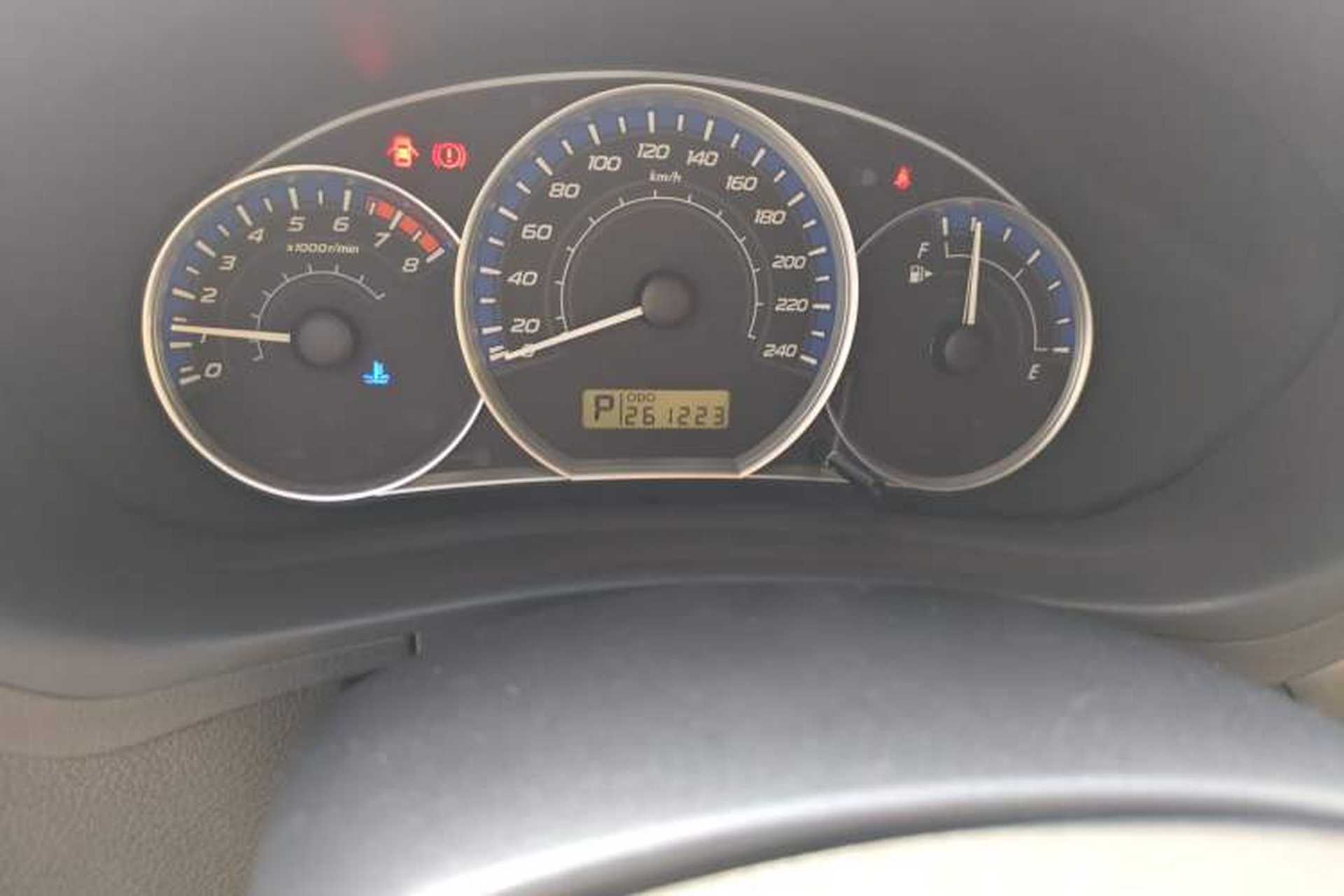 Used Subaru Forester 2011 2.5XS Automatic Luxury Edition Odometer Close Up