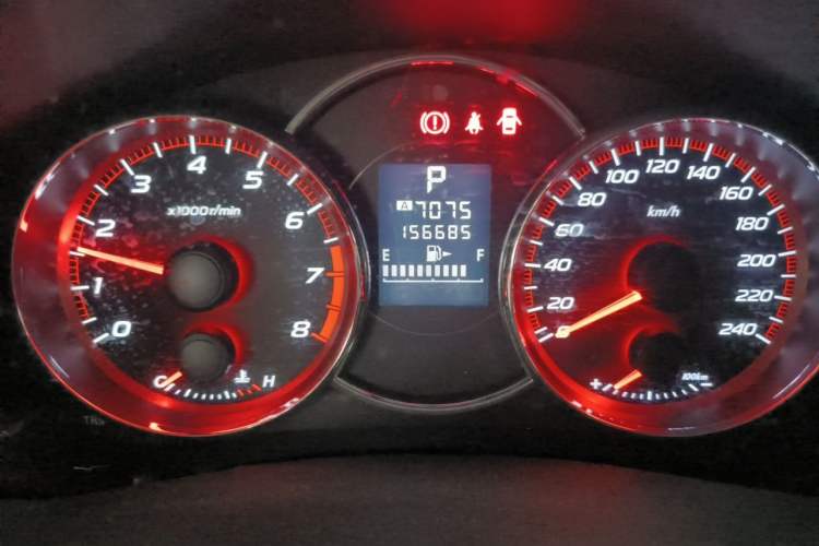 Used Subaru Forester 2011 2.0 XS Automatic Luxury Edition Odometer Close Up