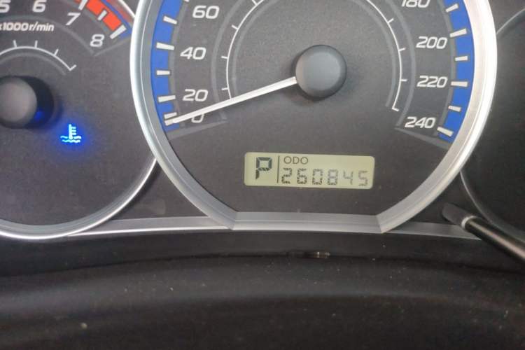 Used Subaru Forester 2011 2.5XS Automatic Luxury Edition Odometer Close Up