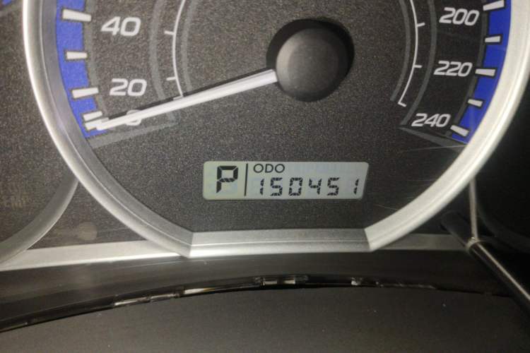 Used Subaru Forester 2011 2.0 XS Automatic Luxury Edition Odometer Close Up