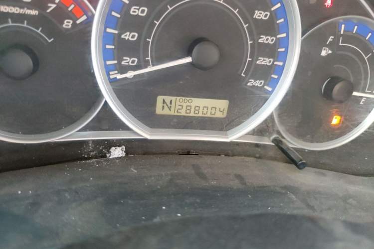 Used Subaru Forester 2011 2.5XS Automatic Luxury Edition Odometer Close Up