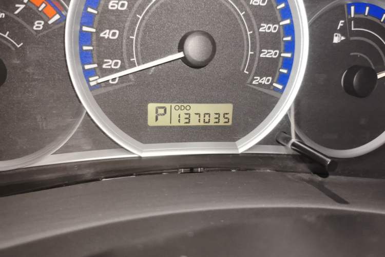 Used Subaru Forester 2011 2.0 XS Automatic Luxury Edition Odometer Close Up