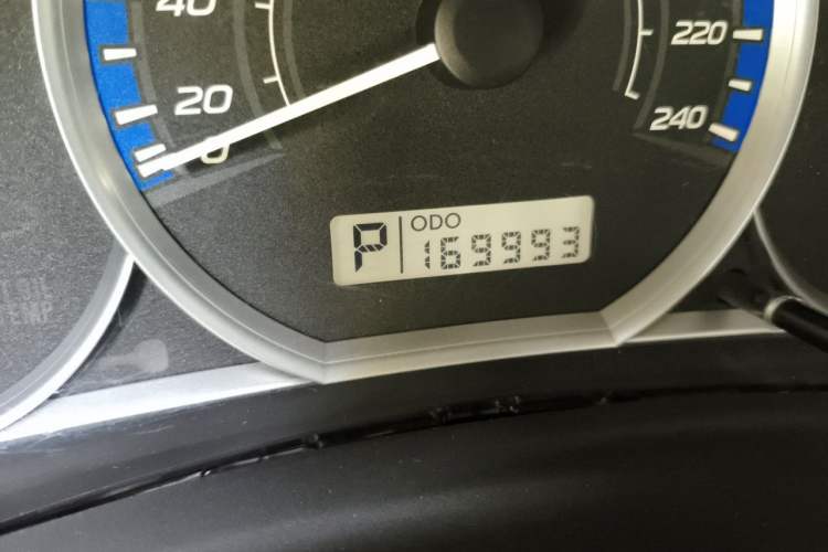 Used Subaru Forester 2011 2.5XS Automatic Luxury Edition Odometer Close Up